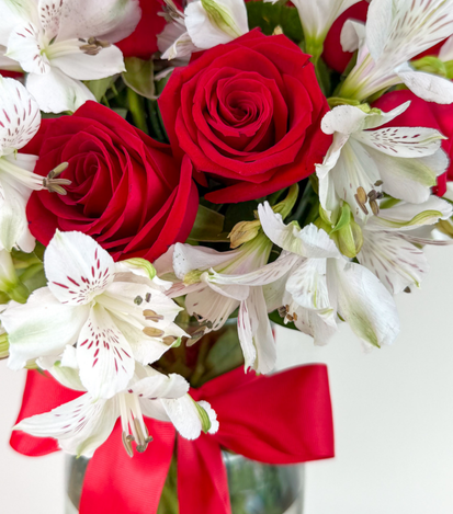florero de rosas rojas - flores a domicilio 3