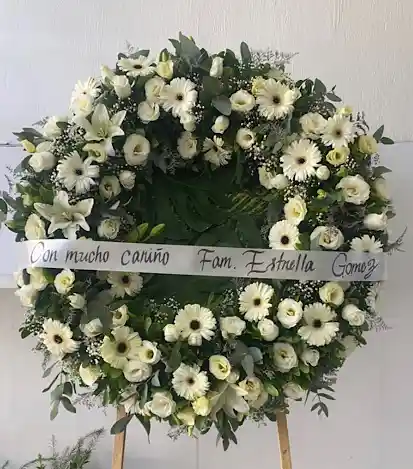 coronas de flores - coronas a domicilio