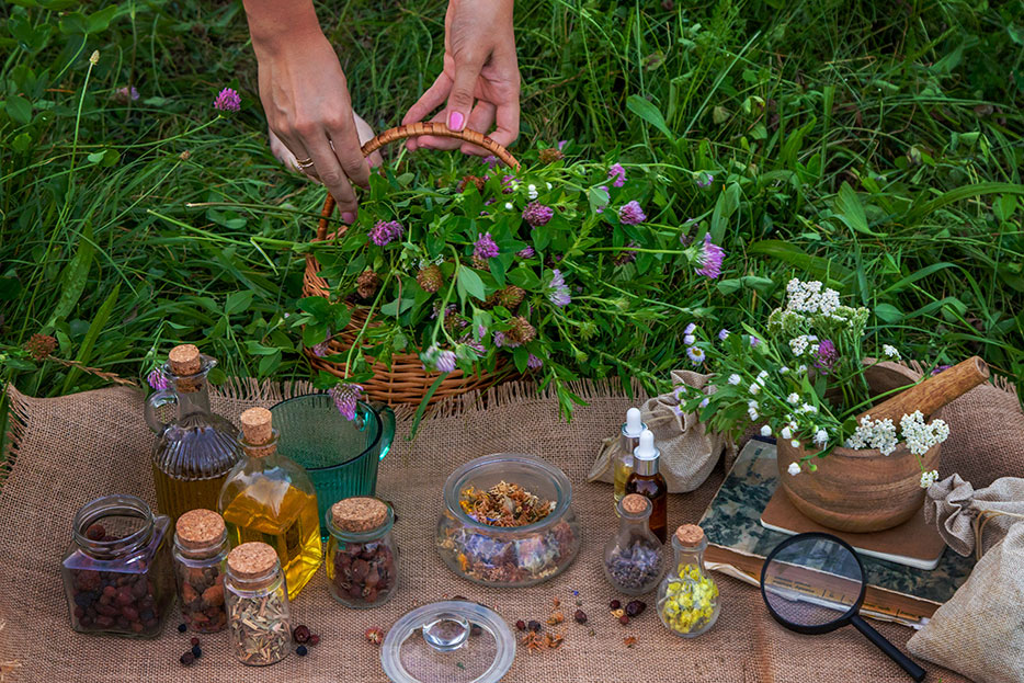 Flores y rituales en la tradición Wicca