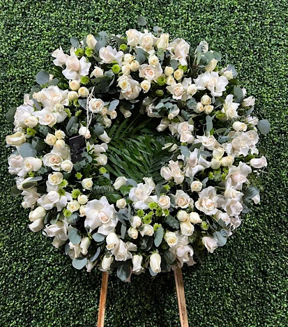 Corona de flores a domicilio  2