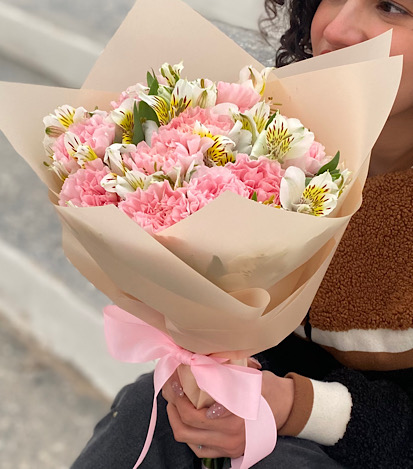 Ramo claveles - flores a domicilio